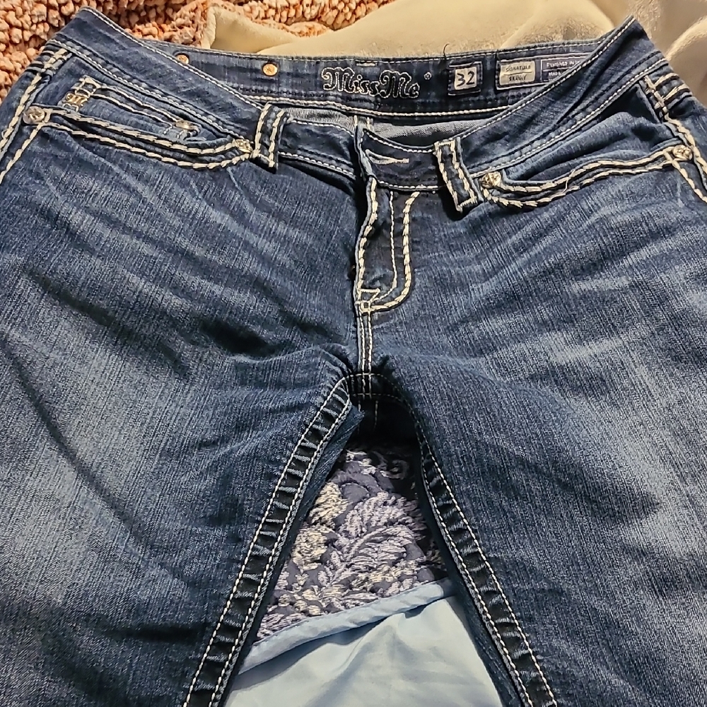 Miss Me Women's Blue Skinny Jeans